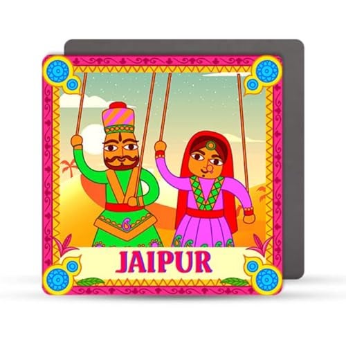 Ultra Premium & Colorful 3D Fridge Magnet for Refrigerator, Home, Office & Kitchen| Jaipur Puppet Theme | Waterproof | Eye-Catching | Stunning Design | Ideal Gift | Birthday | Anniversary - Image 1