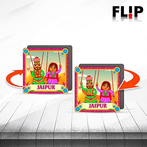 Ultra Premium & Colorful 3D Fridge Magnet for Refrigerator, Home, Office & Kitchen| Jaipur Puppet Theme | Waterproof | Eye-Catching | Stunning Design | Ideal Gift | Birthday | Anniversary - Image 2