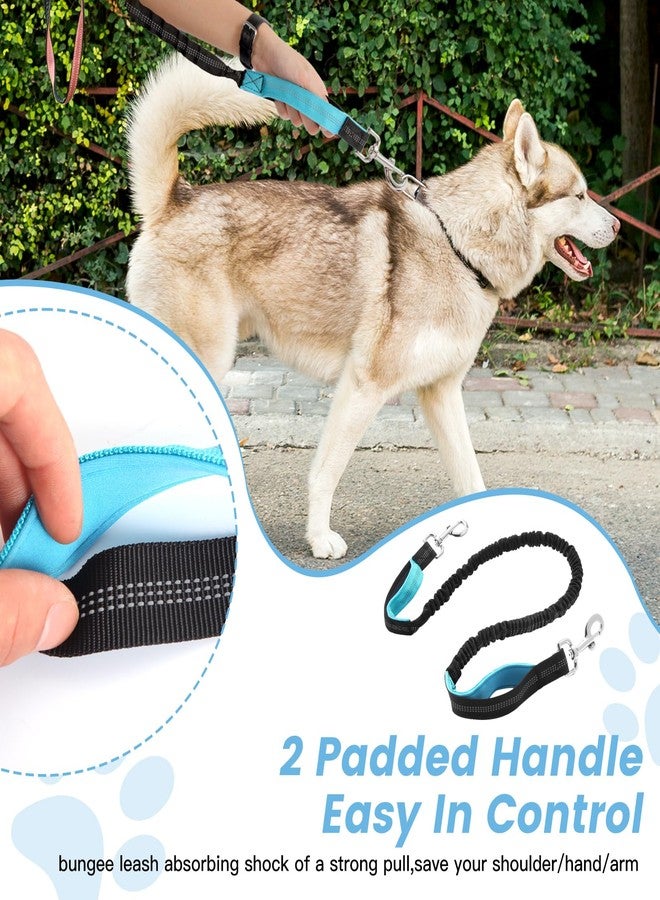 Caudblor Waist Leash for Medium Large Dog Walking, Bungee Hands Free Leash with Zipper Pouch, Around The Waist No Pull Running Dog Belt, Padded Handle Jogging No Hands Heavy Duty - Image 3