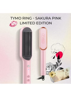TYMO TYMO Ring Hair Straightener with Built-in Comb, Pink Color  - Image 2