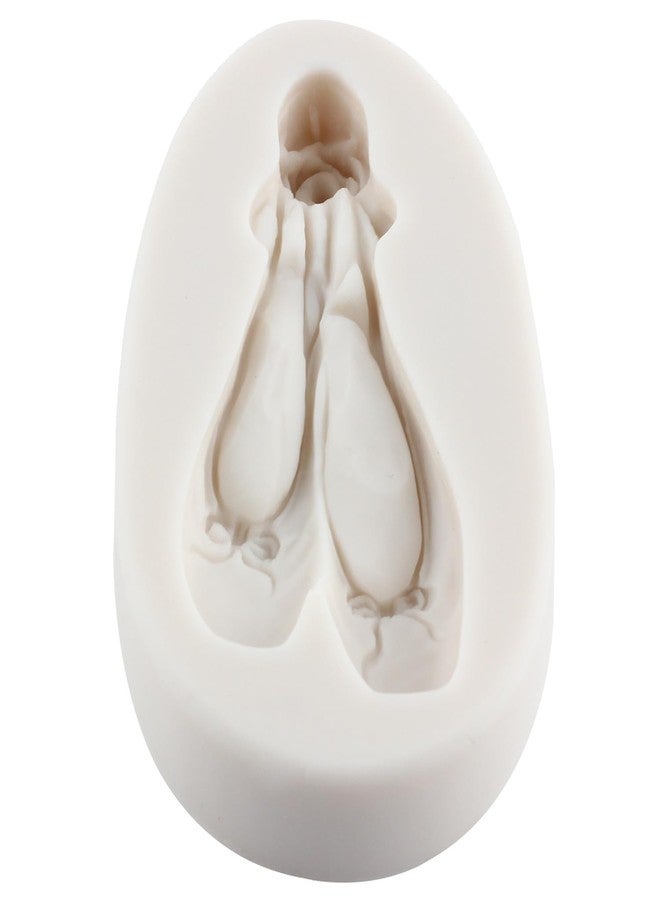 YANQINMS Ballet Shoes Silicone Mold Dancing Lovers Fondant Candy Chocolate Molds for Lollipop Desserts Cake Decorating Sugar Craft Cupcake Topper Polymer Clay Gum Paste - Image 5