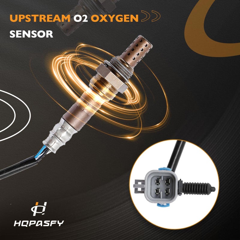HQPASFY O2 Sensor Upstream, Compatible with 2004-2014 Chevy Suburban Silverado Avalanche, GMC Sierra Yukon, Cadillac Escalade, Buick LaCrosse, Pontiac G6 & More, Oxygen Sensor Replaces# 234-4668, 15284 (2Pcs) - Image 5