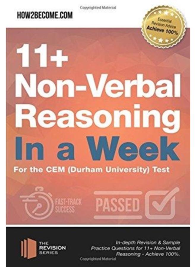 11+ Non-Verbal Reasoning in a Week : For the CEM (Durham University) Test 