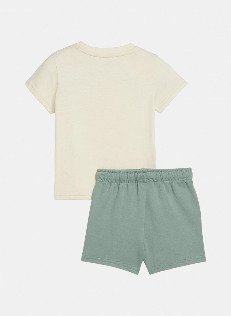 PUMA Minicats Ess Tee And Shorts Set Inf - Image 2