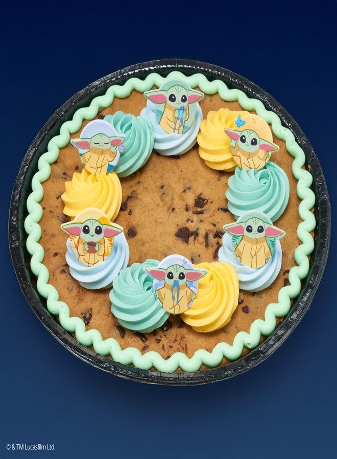 DecoPac STAR WARS The Mandalorian Cupcake Rings | 24 | STAR WARS The Mandalorian Cake Toppers Featuring Grogu, Shaped Rings, Food Safe - 24 Pack - Image 5