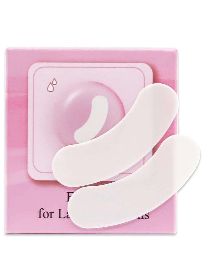 Embagol Foam Eye Pads for Eyelash Extensions Pre Cut 100 Pcs Medical Foam Tape Under Eye Pads Lash Extension Supplies Microfoam Eye Pads Lash Extension Lint Free Fit Most Eye Shape - Image 1