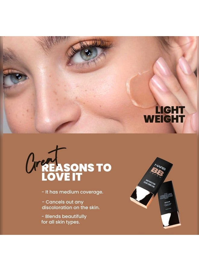Mars Lightweight Foundation With Bb Cream Formula For Daily Use ; Blendable Bb Cream With Medium Coverage ; Color Correction For All Skin Types (30 Ml) (Light) - Image 4