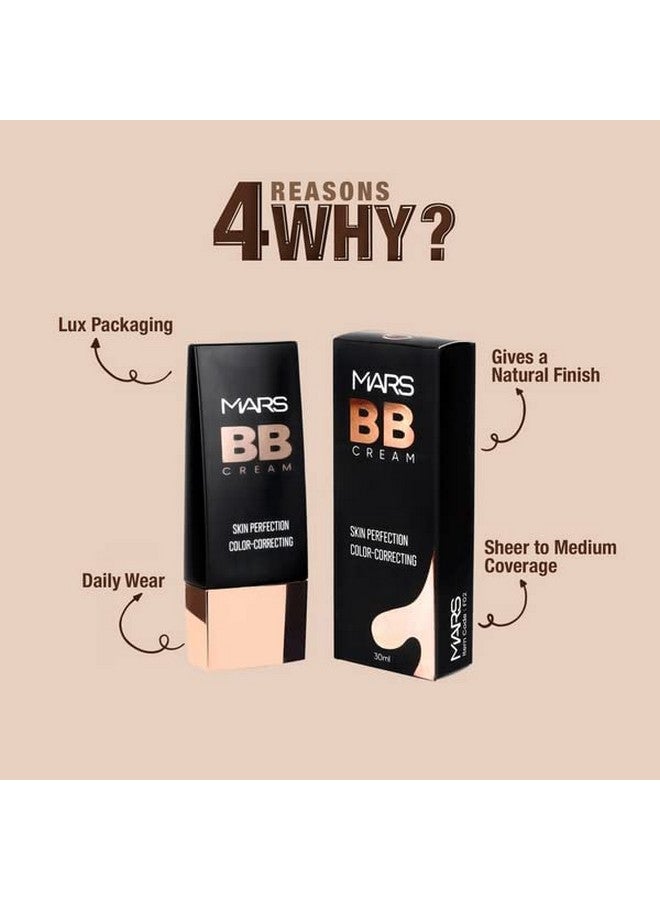 Mars Lightweight Foundation With Bb Cream Formula For Daily Use ; Blendable Bb Cream With Medium Coverage ; Color Correction For All Skin Types (30 Ml) (Light) - Image 3
