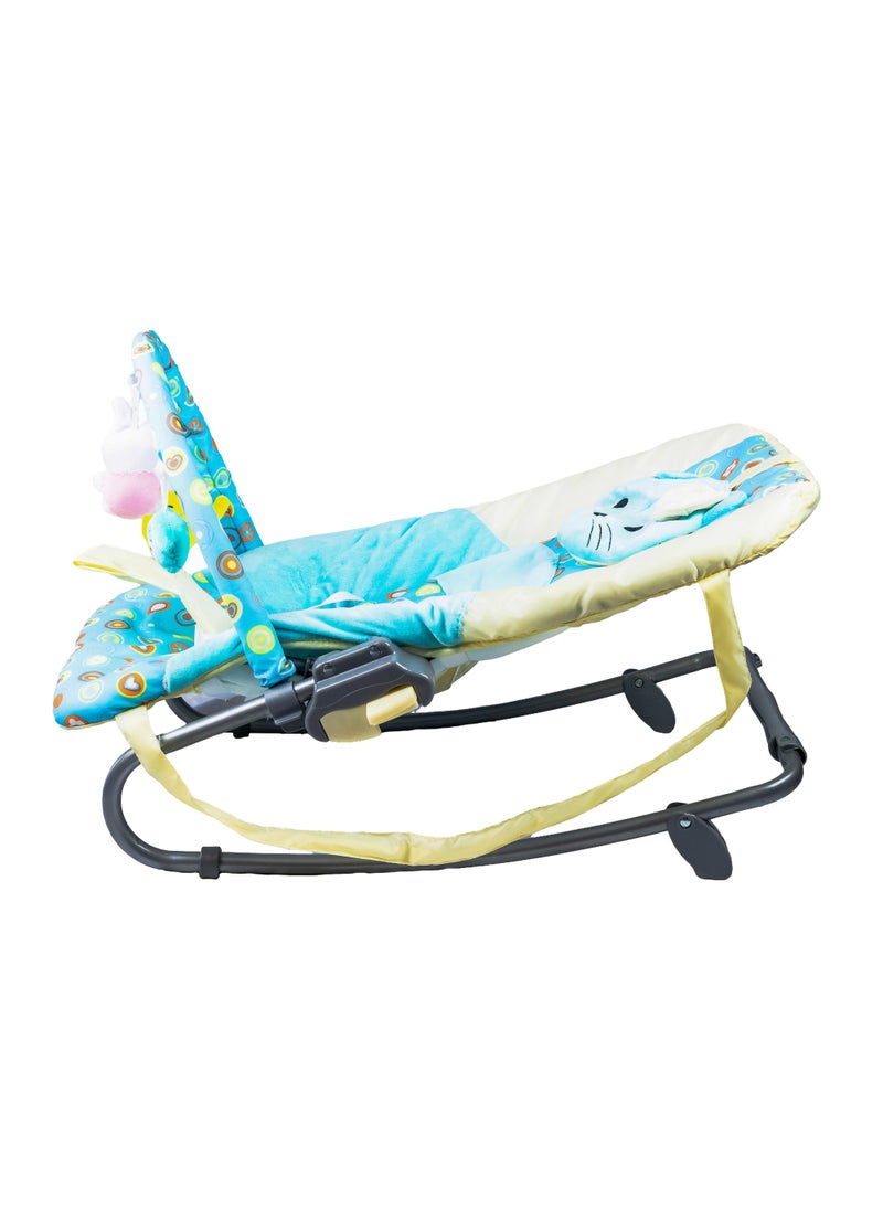 molody Adjustable Portable Baby Rocker – Foldable Non-Slip Infant Rocker Seat for Safe and Comfortable Relaxation (0-12 Months), Ideal for Home and Travel  - Image 3