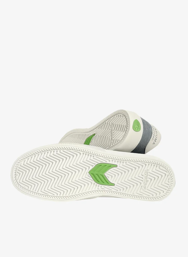 Cariuma  NAIOCA Charcoal Grey Suede Ivory Logo Sneaker  | Best Price UAE