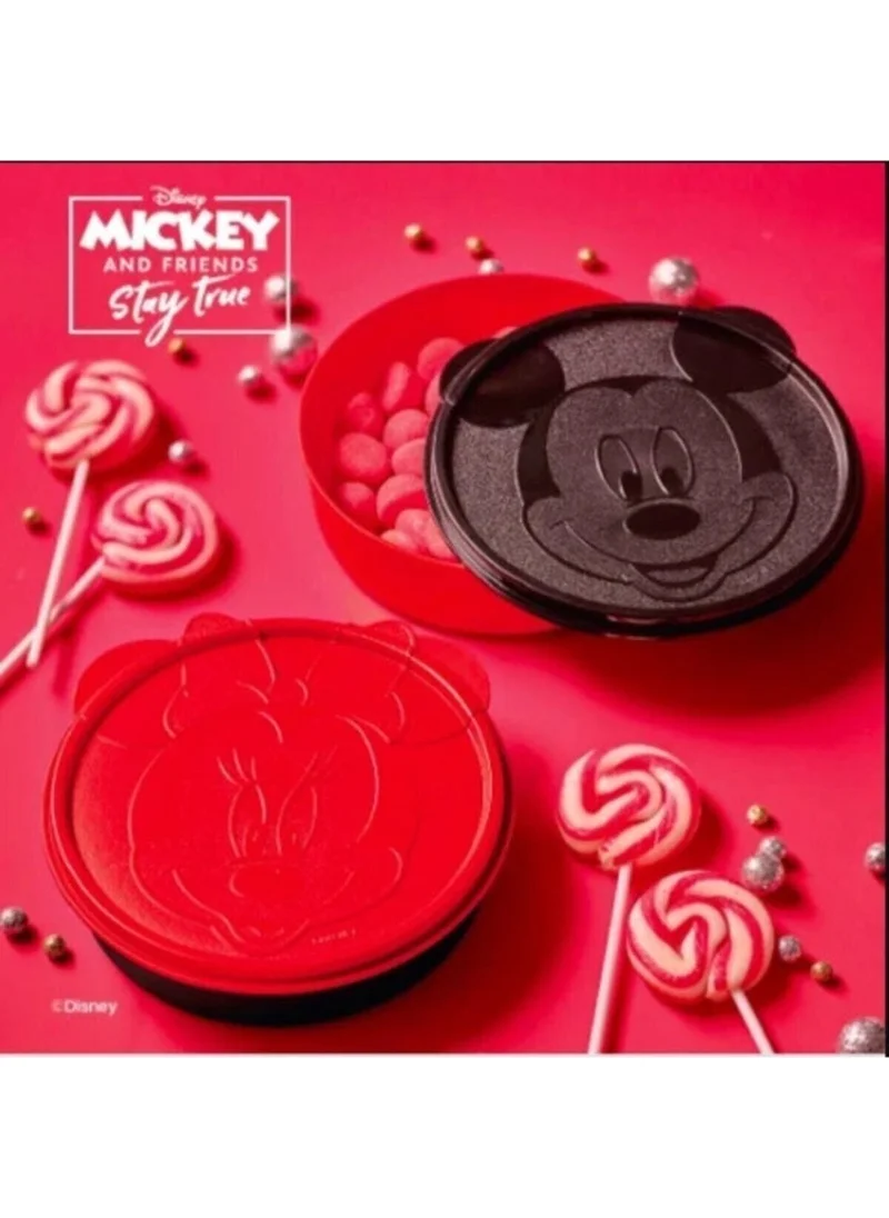 تابروير Minnie & Mickey Mouse Food Storage Set of 2 (Multi-Purpose Plate and Storage Container)