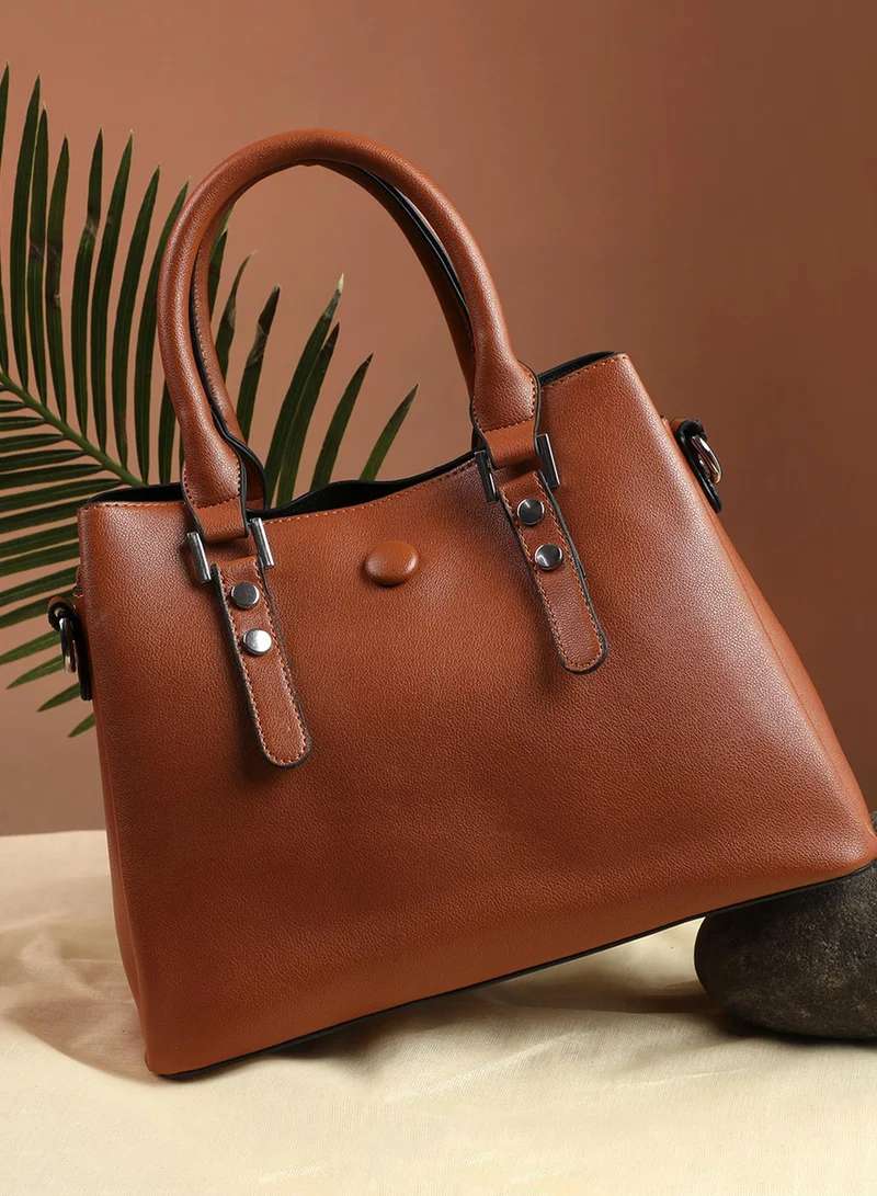 Haute Sauce  Classic Brown Tote Bag for Women | Best Price UAE