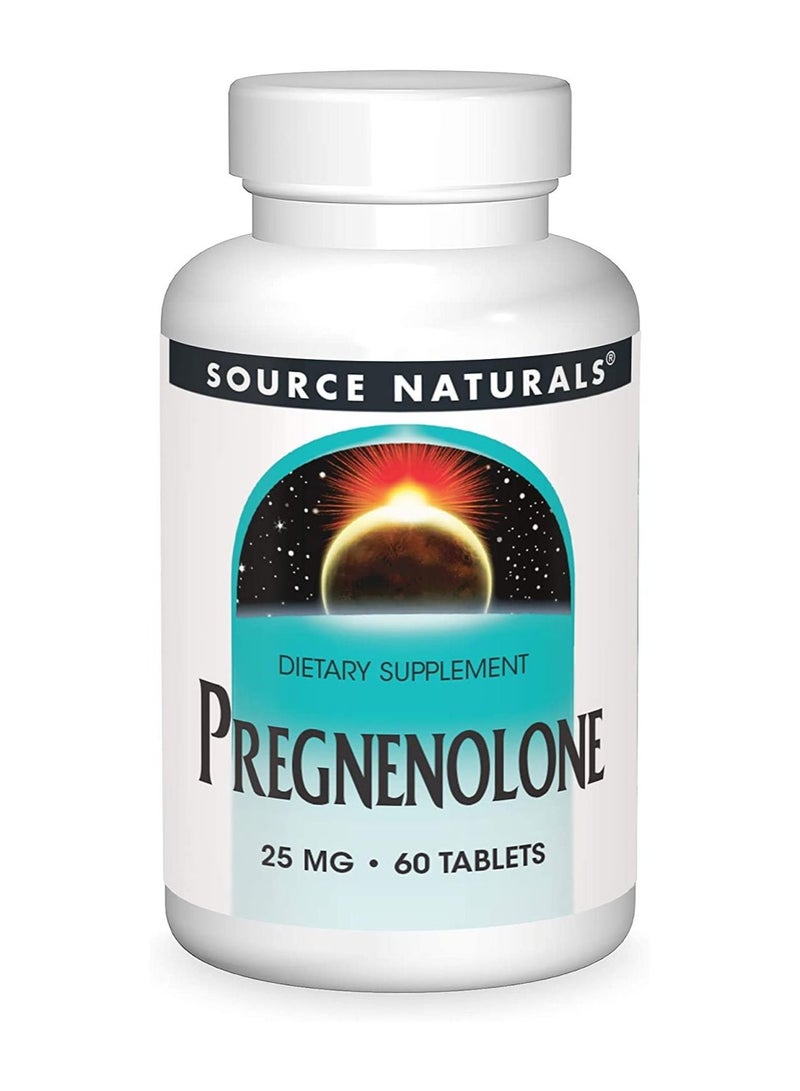 Source Naturals Pregnenolone, 50 mg, 60 Tablets - Image 1