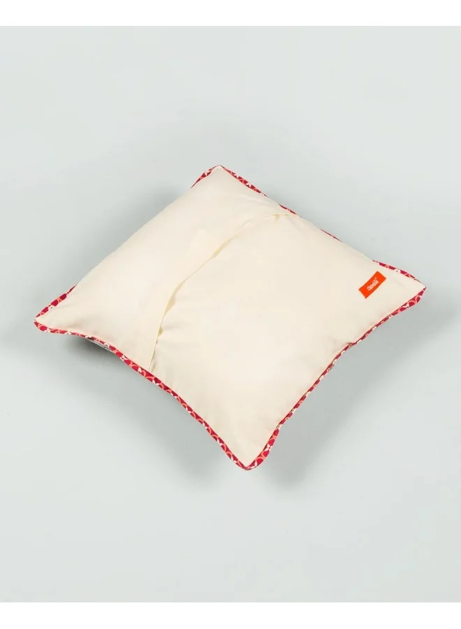 Chumbak Afternoon Picnic Cushion Covers, 16" - Set of 5