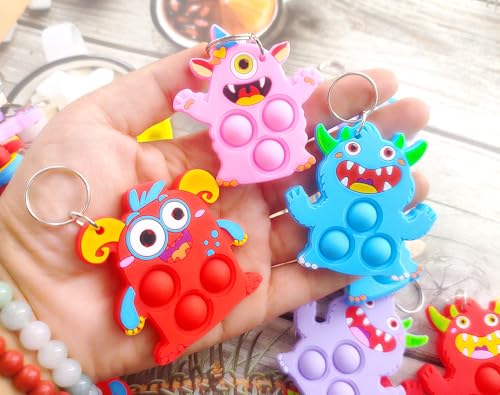 mypush popo 25 Packs Classroom Students Bulk Mini Pop Monster Graduation Holiday Party Favors - Image 5