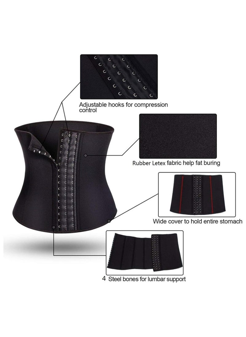 Generic - Sport Waist Trainer, Weight Loss Waist Cincher, Body Shaper with Adjustable Closure and Support Bar, High Elastic Latex, Great Function of Ductility - Image 1