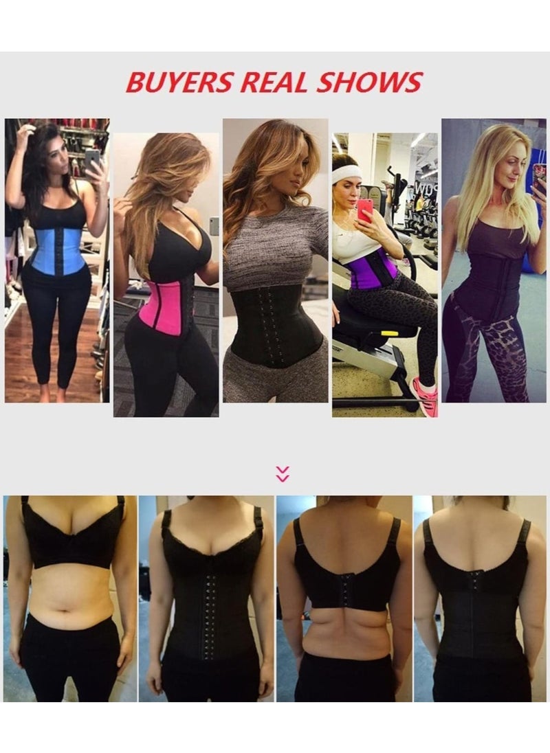 Generic - Sport Waist Trainer, Weight Loss Waist Cincher, Body Shaper with Adjustable Closure and Support Bar, High Elastic Latex, Great Function of Ductility - Image 1
