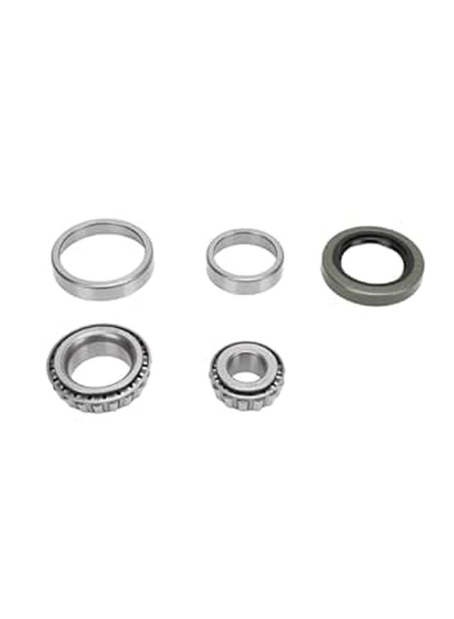 Trailer Wheel Bearing Kit with Protector and Oil Seal for 3 4in 1 1 4in Axles Cr Steel Alloy 5PCS - Image 1