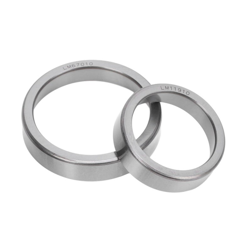 Trailer Wheel Bearing Kit with Protector and Oil Seal for 3 4in 1 1 4in Axles Cr Steel Alloy 5PCS - Image 3