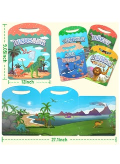 KASTWAVE Reusable Sticker Book for Kids, Insect Learning Activity Books, Jelly Quiet Book for School Home Outdoor, Preschool Travel Busy Book Gift for for Boys Girls Toddlers  - Image 3