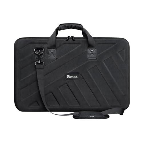 RAYMACE Hard EVA DJ Controller Case,Fits Pioneer DDJ SR,SR2,DDJ-REV1,Denon MC4000,Numark NVII,Mixtrack Pro 3,NV Platinum,Hercules Inpulse 500，Protective Travel Storage Bag(22.8x14.6x3.5Inch) - Image 1