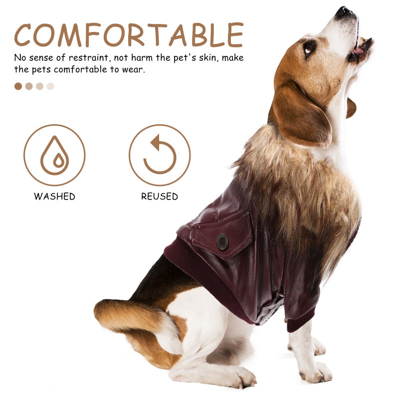 Puppy Clothing Breathable Dog Clothes Adorable Dog Puppy Winter Jacket Warm Puppy Costume - Image 4