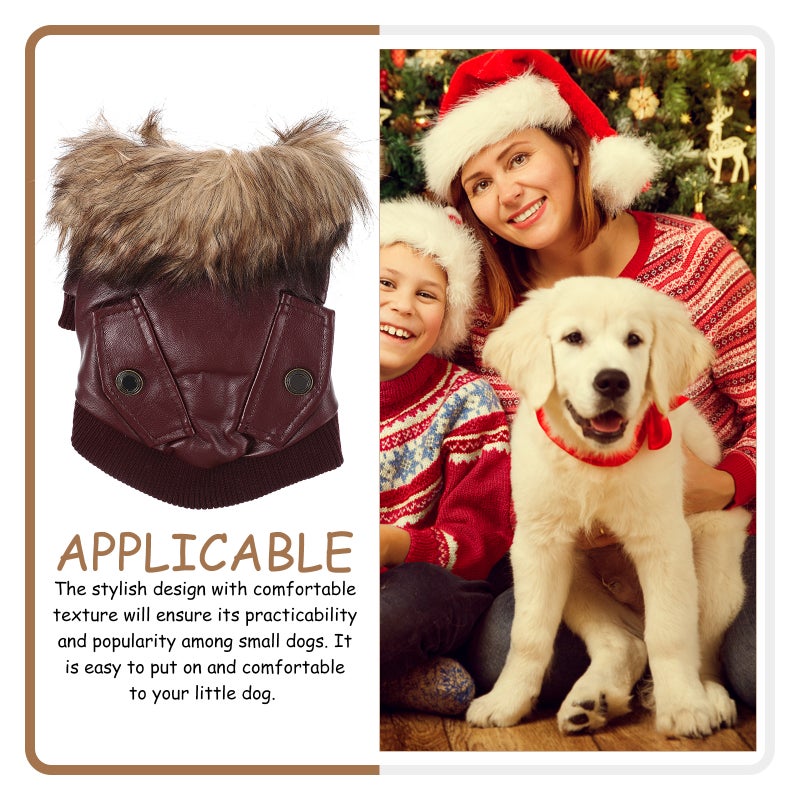 Puppy Clothing Breathable Dog Clothes Adorable Dog Puppy Winter Jacket Warm Puppy Costume - Image 5