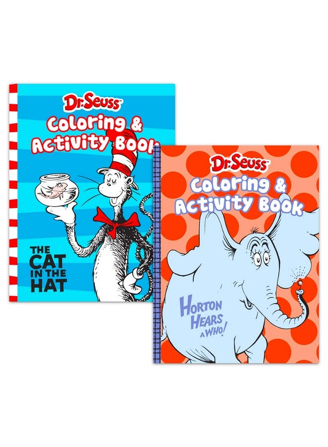 Dr. Seuss Coloring Book Bundle Dr. Seuss Activity Set 4 Pack Dr Seuss Craft Kit Featuring Horton Hears A Who The Cat In The Hat And Green Eggs And Ham - Image 4