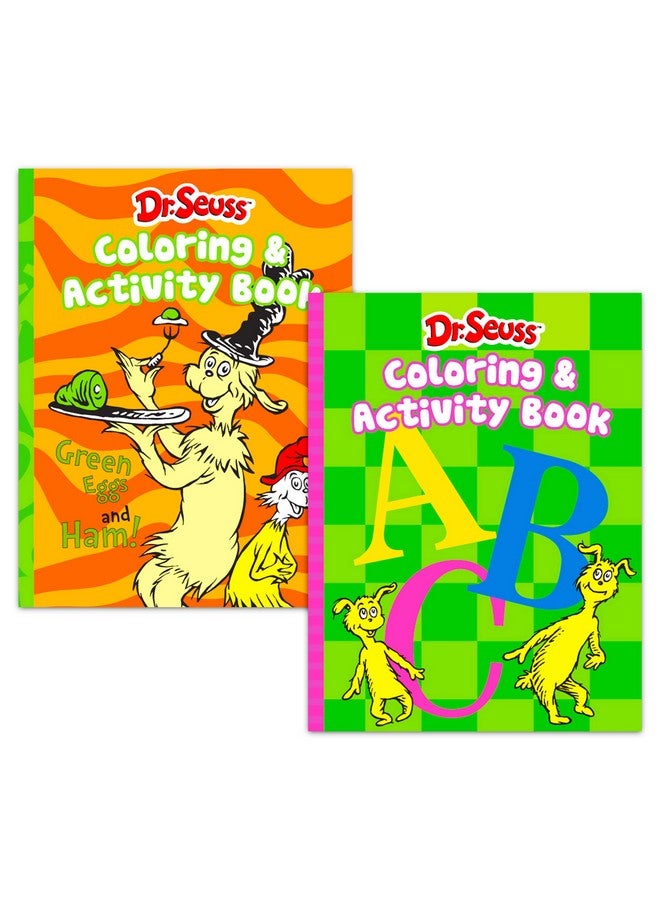 Dr. Seuss Coloring Book Bundle Dr. Seuss Activity Set 4 Pack Dr Seuss Craft Kit Featuring Horton Hears A Who The Cat In The Hat And Green Eggs And Ham - Image 3