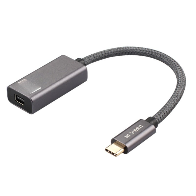 Screen Sharing Adapter: 0.2m Grey Type-C To Mini Dp Cable - 4K@60Hz Sync Audio&Video Screen Mirroring For Dual Display Work Game Study - Image 5