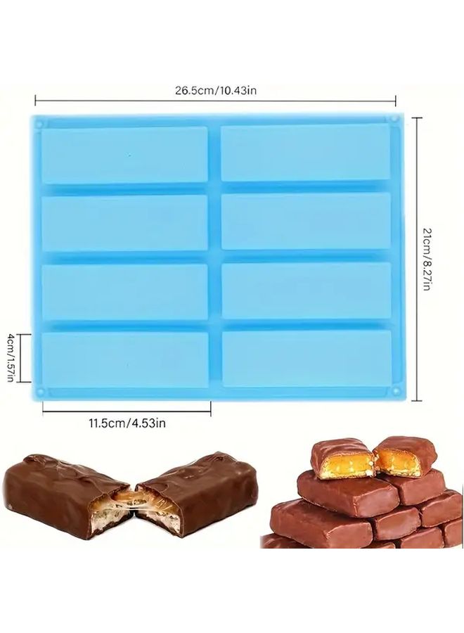 Sky Blue Silicone Baking Molds Set Heat Resistant Anti Stick Easy Clean - Image 4