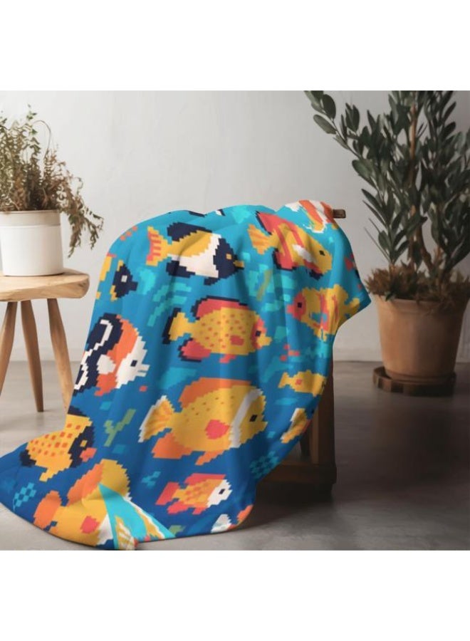 عام بطانية رقيقة من الفانيلا الكرتونية للأطفال والرضع (دافئة ومريحة، ومناسبة للنوم والألعاب) 70 سم * 100 سم - Image 5