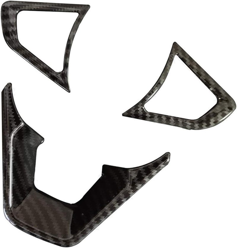 DEMULAX Carbon Fiber Steering Wheel Trim Set - Image 1