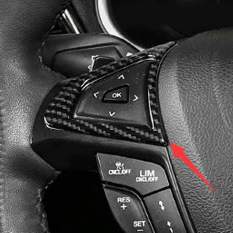 DEMULAX Carbon Fiber Steering Wheel Trim Set - Image 3