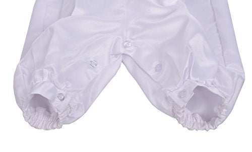 Lito Angels Baby Boys' Christening Baptism Outfit White Romper Formal Wear Embroidery Cross Vest 3 Piece Set Size 3-6 Months - Image 5