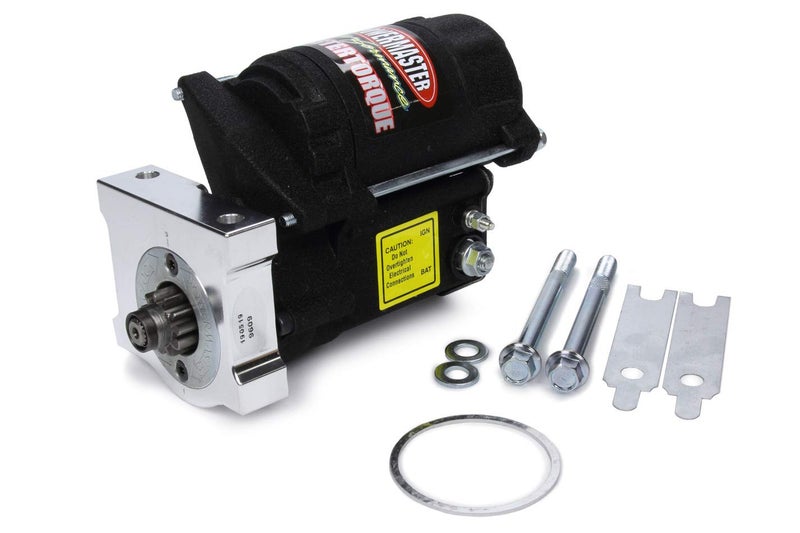 Powermaster 9609 Master InfiClock Starter Motor Chevy Pont LS LSX Eng GMC LS Truck 48L53L60L62L 168T Flyw Black Wrinkle 1 Pack