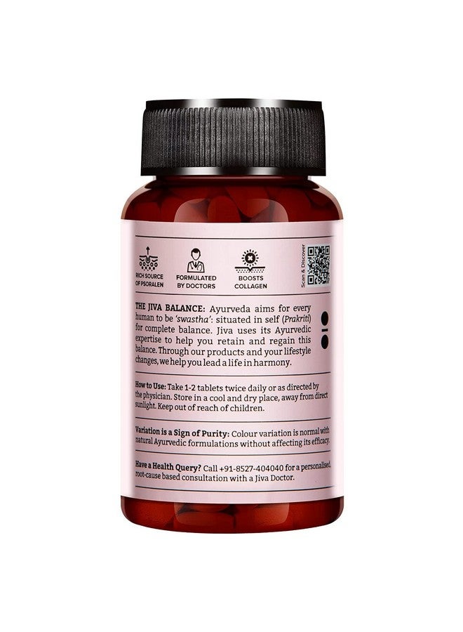 Jiva Combo Of Neem & Skin Fit Tablet For Healthy Skin | 100% Ayurvedic Formula Purifies Blood | Improves Skin Health & Complexion | Alleviates Kapha & Pitta & Strengthens Immune System (Combo of 2) - Image 4