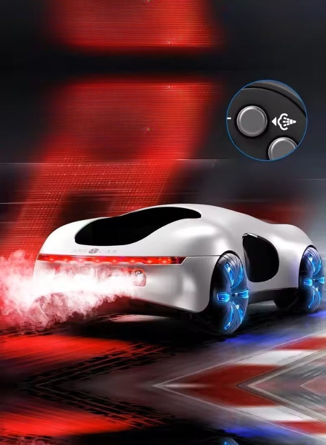Remote Control Concept Stunt Car with Spray & LED Lights - Image 1