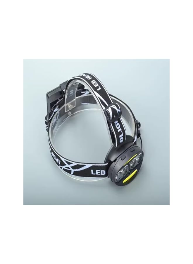 PROMASS 30000Lm LED Headlight Flashlight, Super Bright Rechargeable Waterproof Headlamp, 5 Modes, Adjustable Focus, 90° Tilt, Ideal for Outdoor Activities, Hiking, Camping, and Emergency Use - Image 3