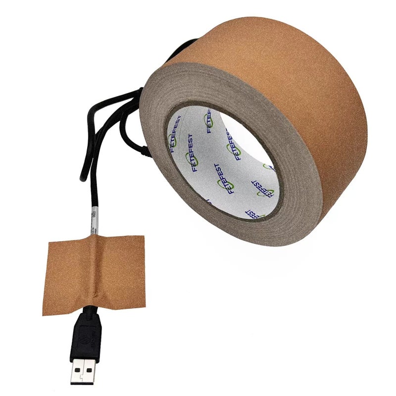 Fetefest Gaffers Tape Brown Heavy Duty, 2" by 30 Yards, Professional Grade Gaffer Tape, Non-Reflective, No Residue, Hand Tear, Self-Adhesive, Multiple Purposes (Brown 2 inches x 30 Yards) - Image 5