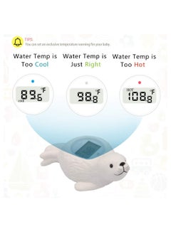 KASTWAVE Baby Bath Thermometer Room Temperature| Water Thermometer|Kids' Bathroom Safety Products| Baby Bath(Seal Shape)℃/℉, LCD  - Image 3