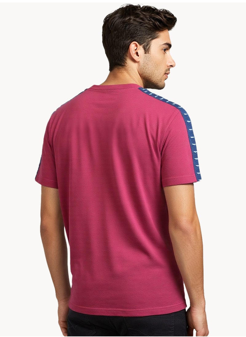 NAUTICA Logo Regular Fit Premium Cotton Crew Neck T-shirt  - Image 3