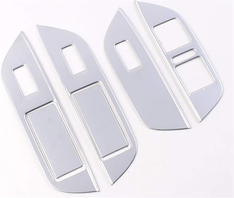 Wivplex Stainless Steel Car Window Switch Panel Cover for VW Touareg - Image 1