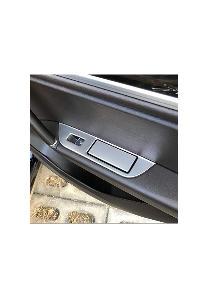 Wivplex Stainless Steel Car Window Switch Panel Cover for VW Touareg - Image 4