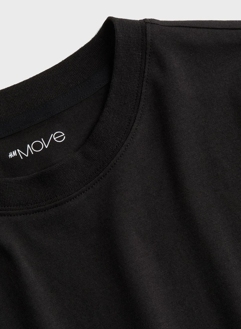 H&M Drymove™ Printed Sports T-Shirt