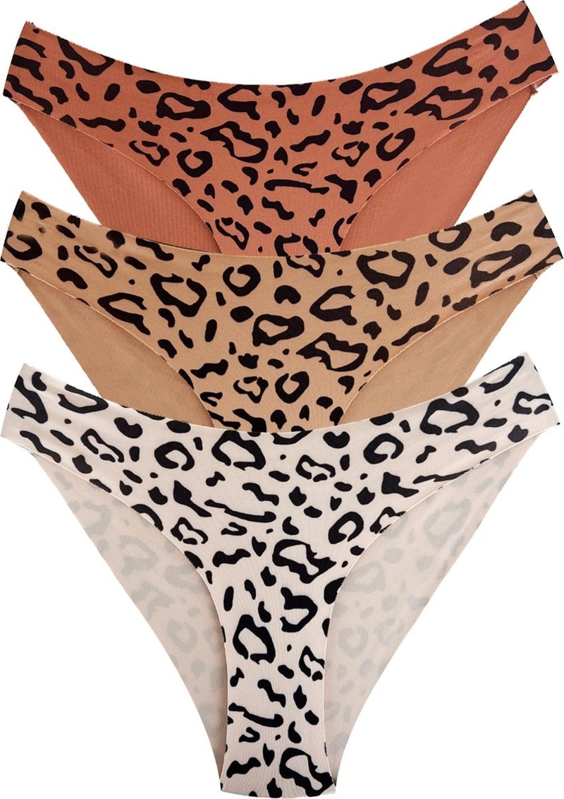 COTTONHILL Basic Patterned Laser Cut Women's Bikini Panties 3-Pack-2  - Image 1