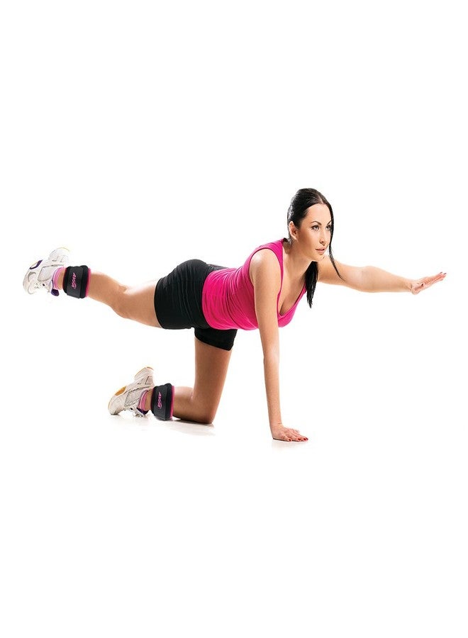 AVIA Fitness 2 lb. Ankle Weights - Pink (Available in more Colors) - Image 2
