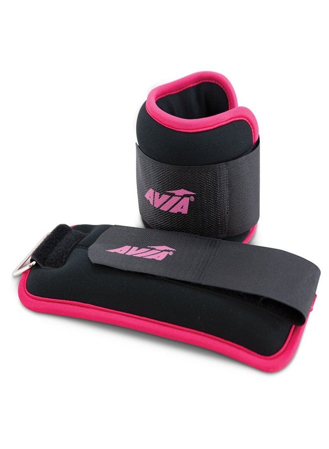 AVIA Fitness 2 lb. Ankle Weights - Pink (Available in more Colors) - Image 1