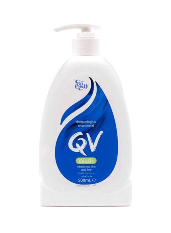 QV Soap-Free Daily Body Cleanser & Shower Wash (500ml) -  for Dry, Sensitive & Eczema-Prone Skin - Lightly Foaming, pH Balanced, Non-Drying Formula 500ml - Image 1