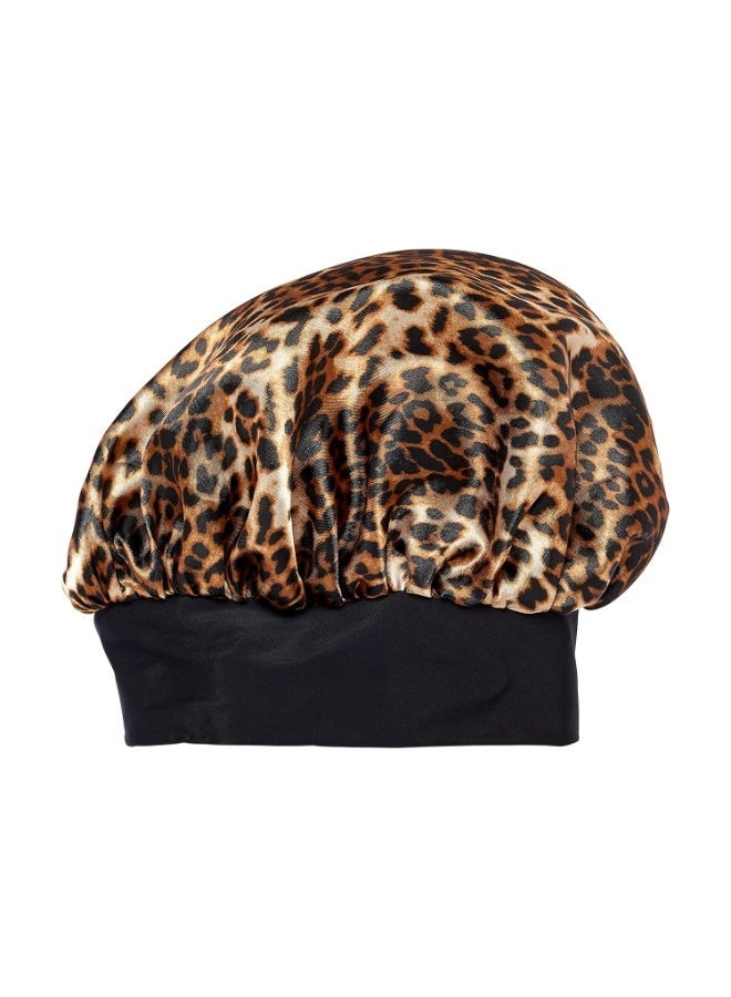 Kiss Colours & Care silk satin double-sided wide-brimmed cap, reversible design, protects hairstyles and retains moisture, slip-free, comfortable and durable all night long - Image 4